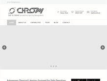 Tablet Screenshot of chromllc.com